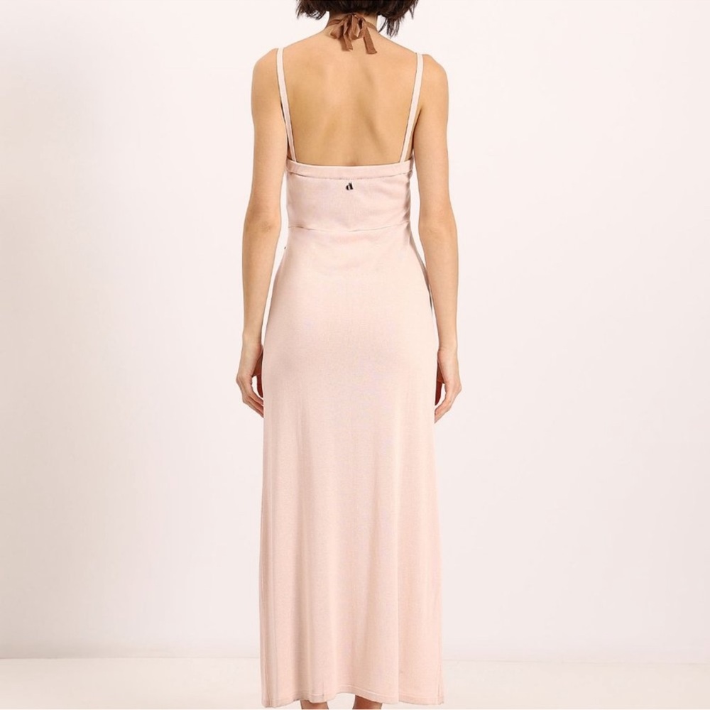 DIXIE Moon Flower Knit Halter Maxi Dress Small NWOT - Picture 4 of 5